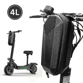 1.5L/4L Scooter Handlebar Bag Waterproof Hard Shell Bicycle Rack Backpack EVA E-Bike Storage Bag Folding Bike Electric Scooter