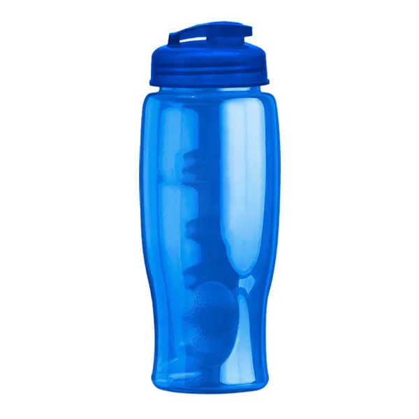 27 Oz. Poly-Pure Transparent Bottle - Flip Lid (Q143722)