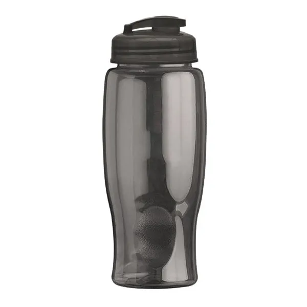 27 Oz. Poly-Pure Transparent Bottle - Flip Lid (Q143722)