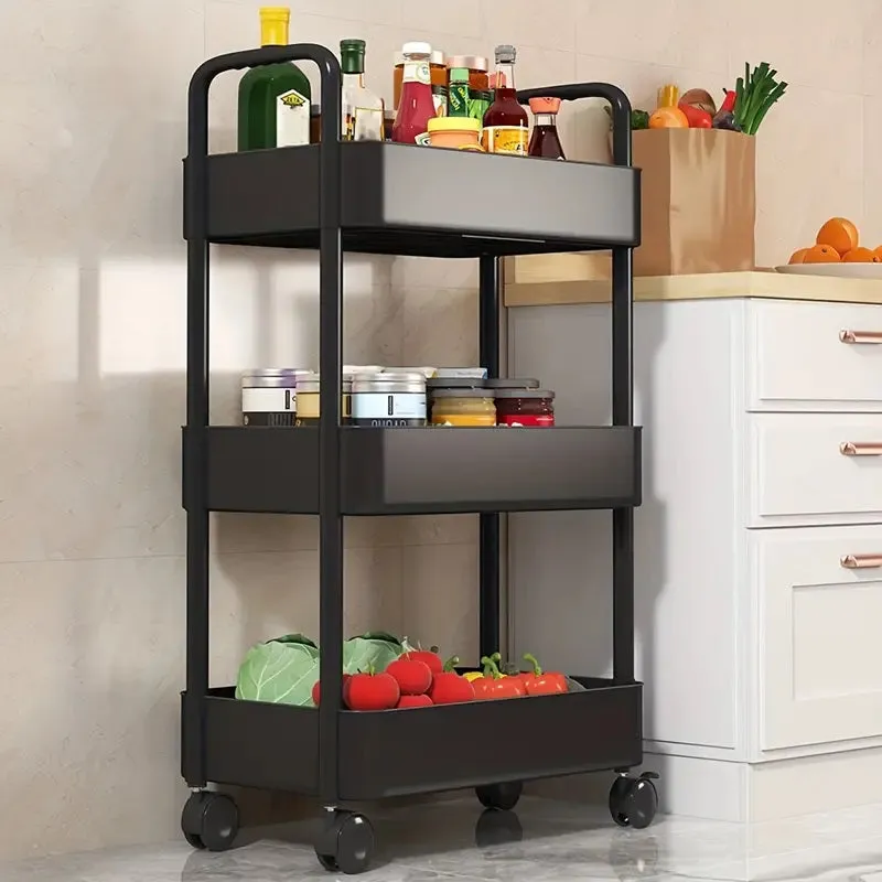 3-Layers Multi-function Trolley Storage Organizer(5295)