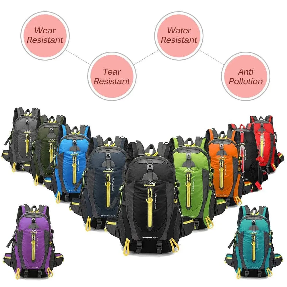 40L Outdoor Sports Bag Waterproof Climbing Backpack Rucksack Travel Backpack Camping Hiking Backpack Women Trekking Bag