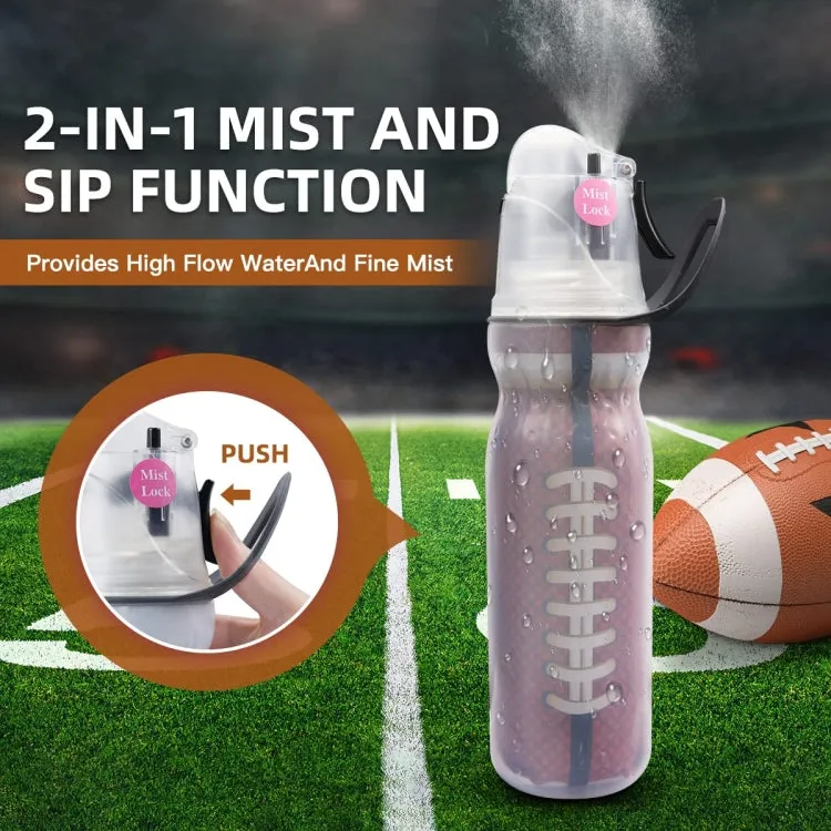 470ml Summer Outdoor Sports Training Spray Cooling Water Cup, Color: Splash Ink 3-layers