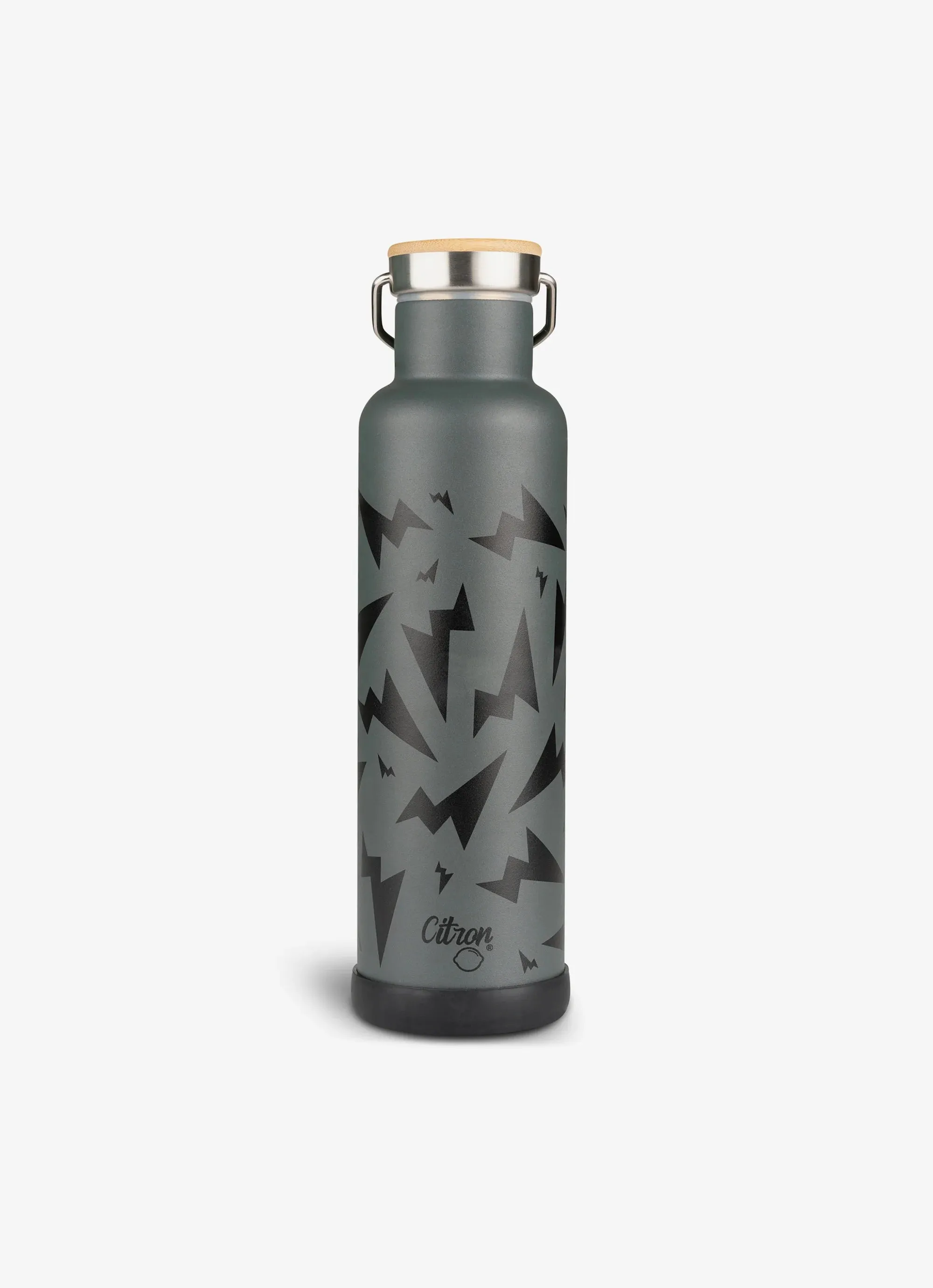 750ml Insulated Water Bottle Thunder Black