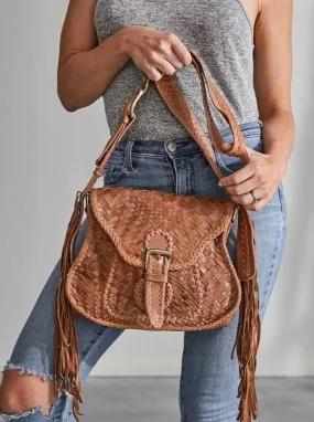 Adelaide Leather Saddle Bag Pecan