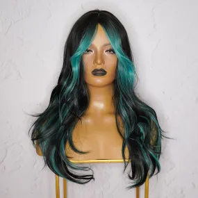 ALEXA Blue Fringe Wig