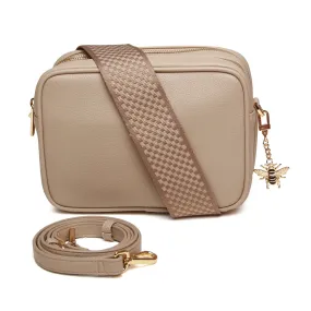 Alice Wheeler Stone Soho Camera Cross Body Bag