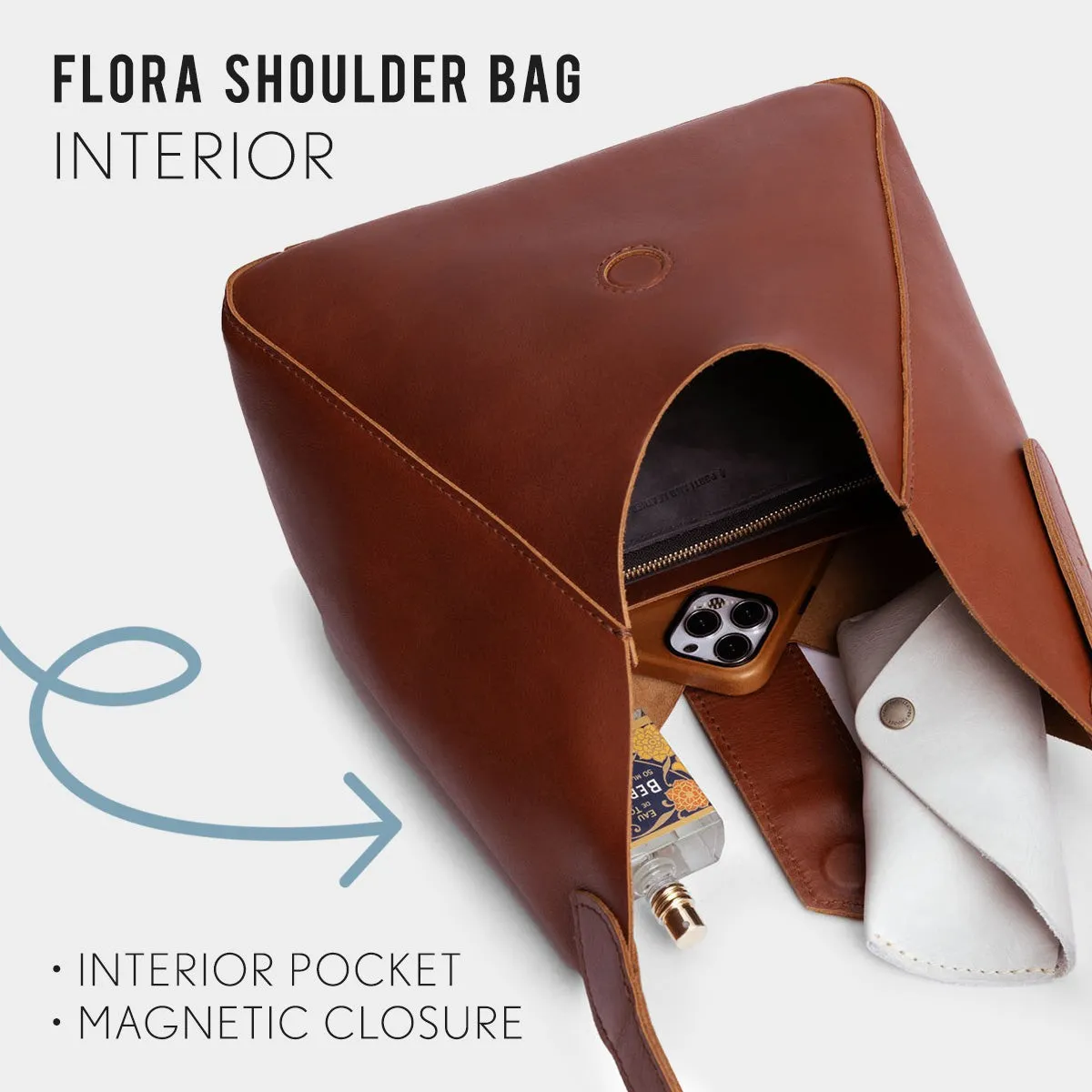 'Almost Perfect' Flora Shoulder Bag