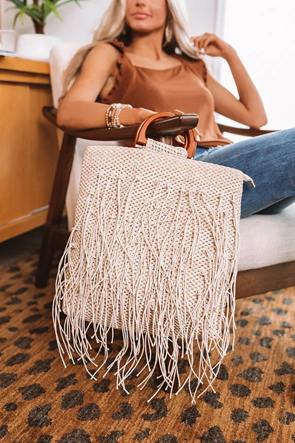 Amalfi Bound Tote In Ivory