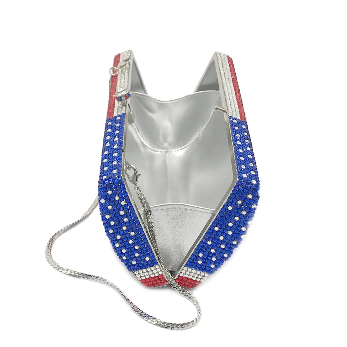 American Flag Diamond Handbag