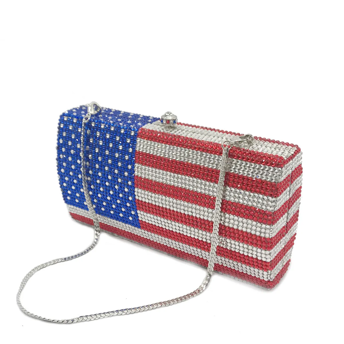 American Flag Diamond Handbag