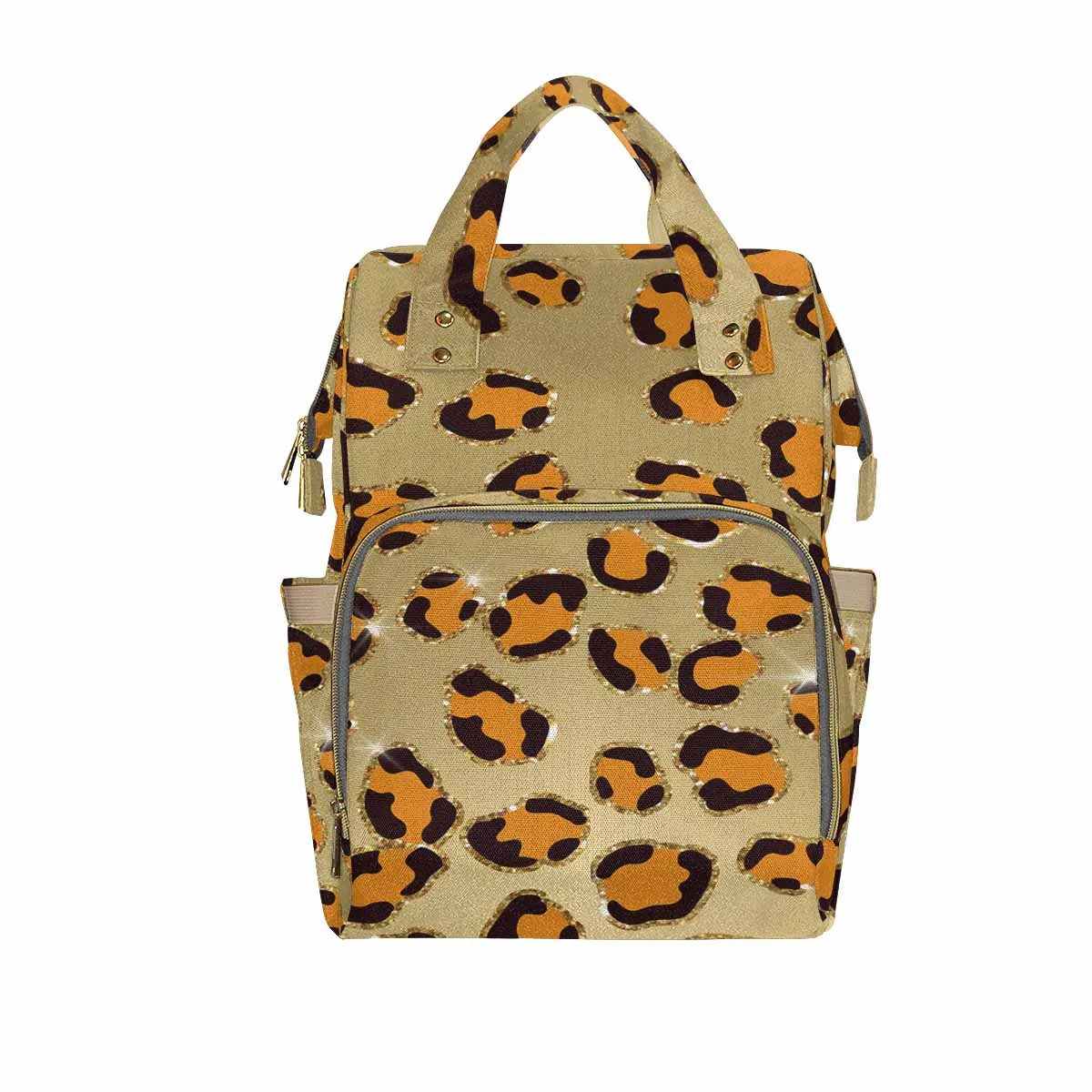 Animal Print 10  Diaper Bag Backpack