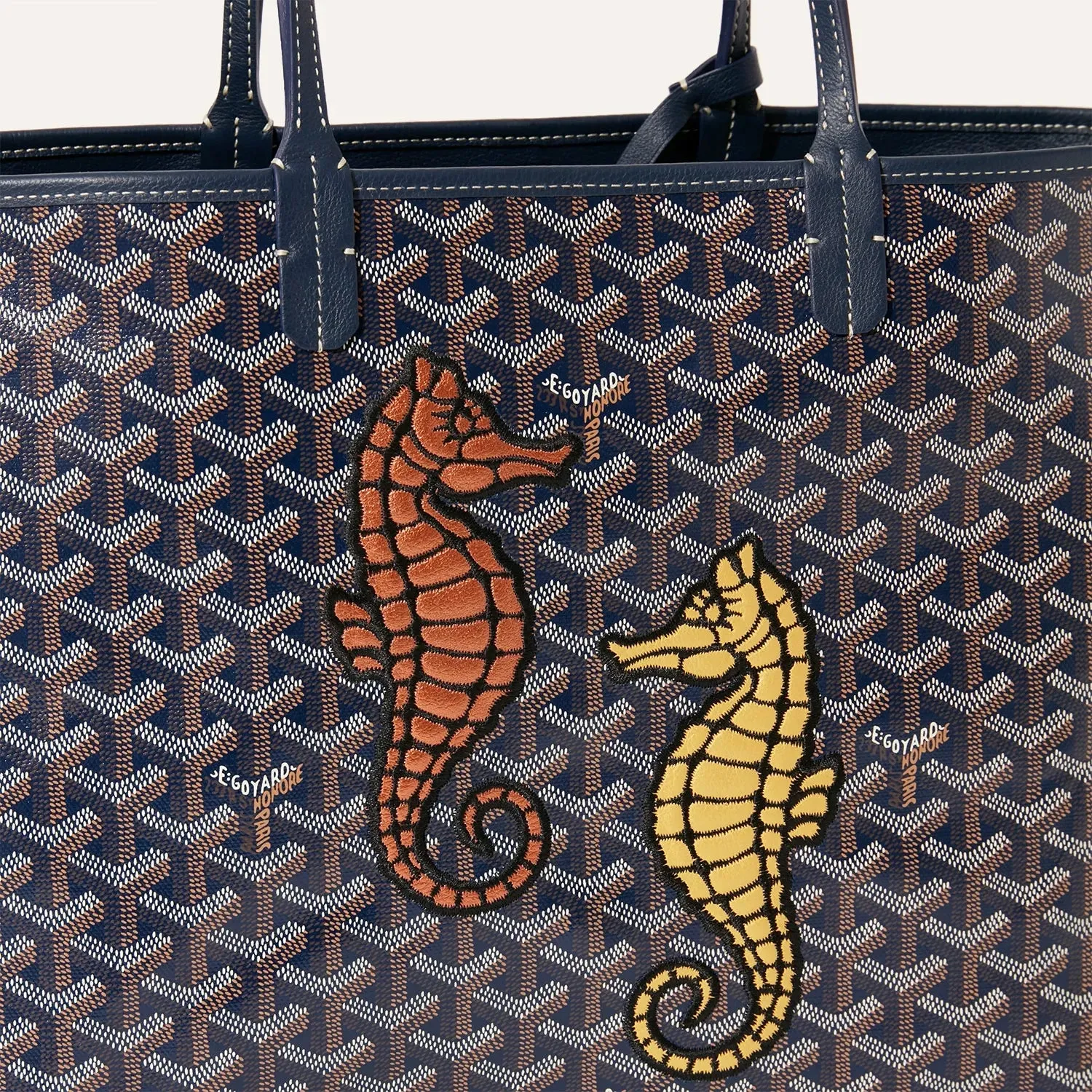 Anjou PM Seahorse Embroidery