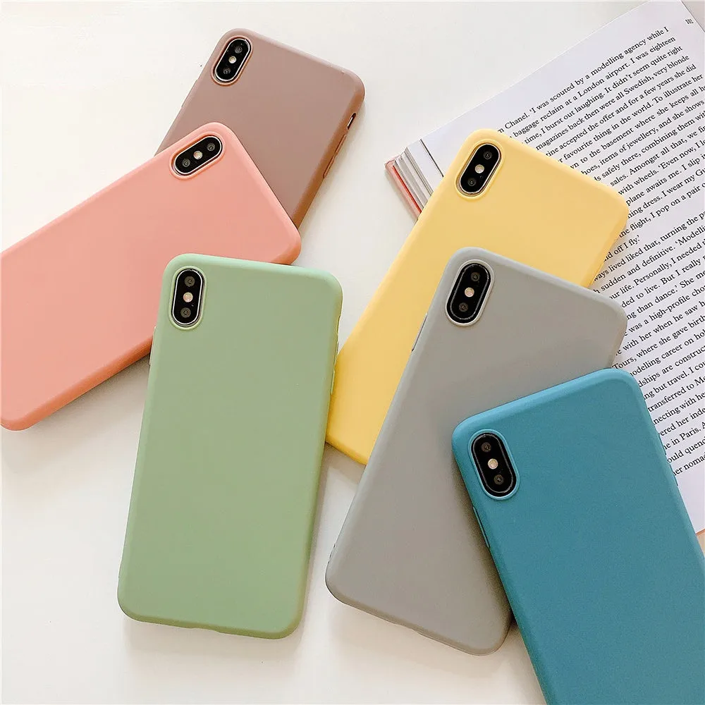 Anymob Yellow iPhone Silicone Case Cover Bag Shell