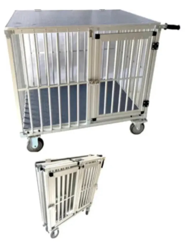 Auberon Superior 6061 Aluminium VetnPro Dog Show Trolley 2 Berth Double 2 Door with removable divider