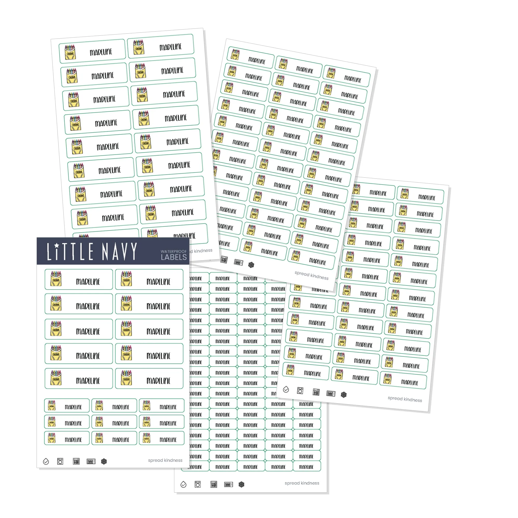 Back to School '24 - 204 Rectangle Waterproof Labels