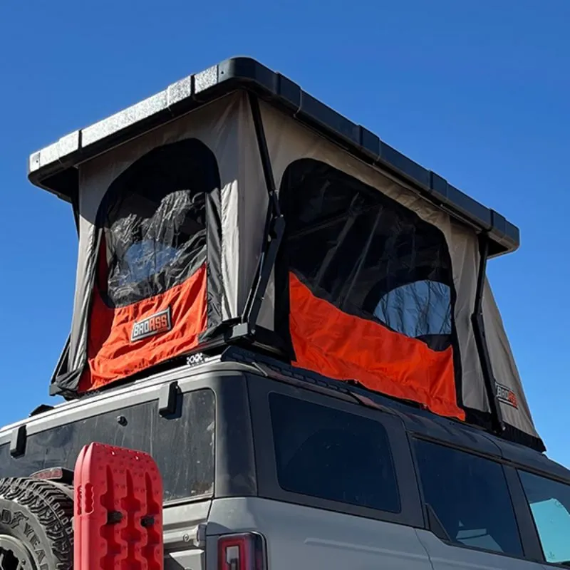 Badass Tents "RECON" Rooftop Tent (Universal Fit) - Onyx Utility Black PRE-ASSEMBLED