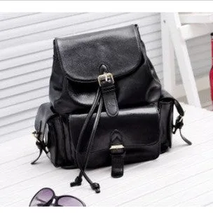 bag brand new fashion PU leather travel women backpack College school bag female mochila feminina bolsos de mujer