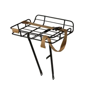 Basil Portland Front Carrier Rack - Matt Black