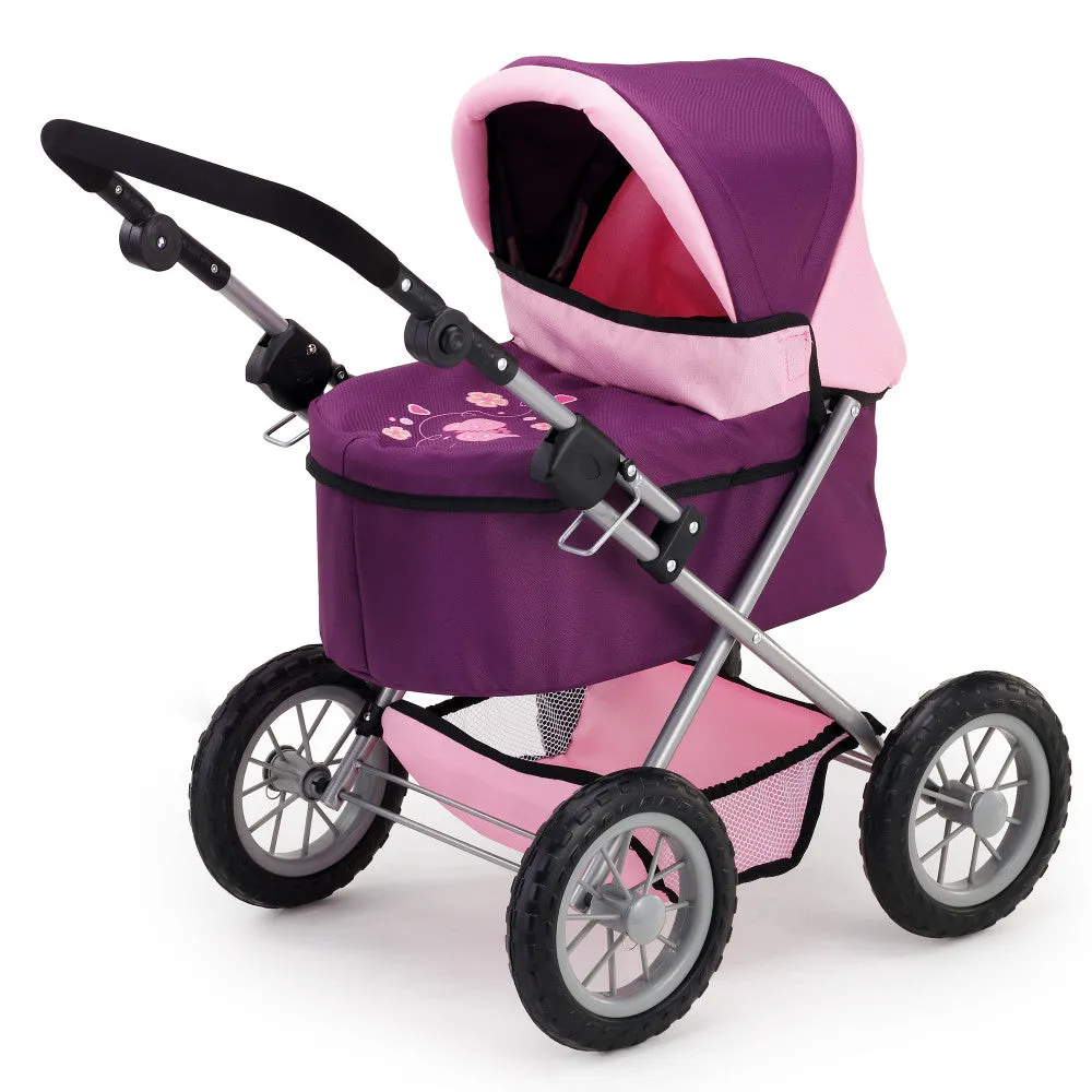 Bayer Design Dolls: Trendy Pram - Purple & Pink