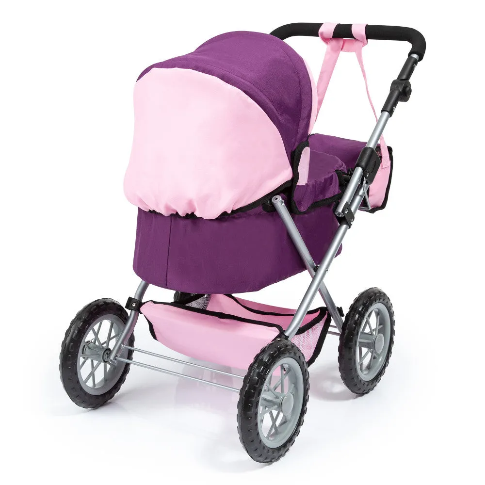 Bayer Design Dolls: Trendy Pram - Purple & Pink