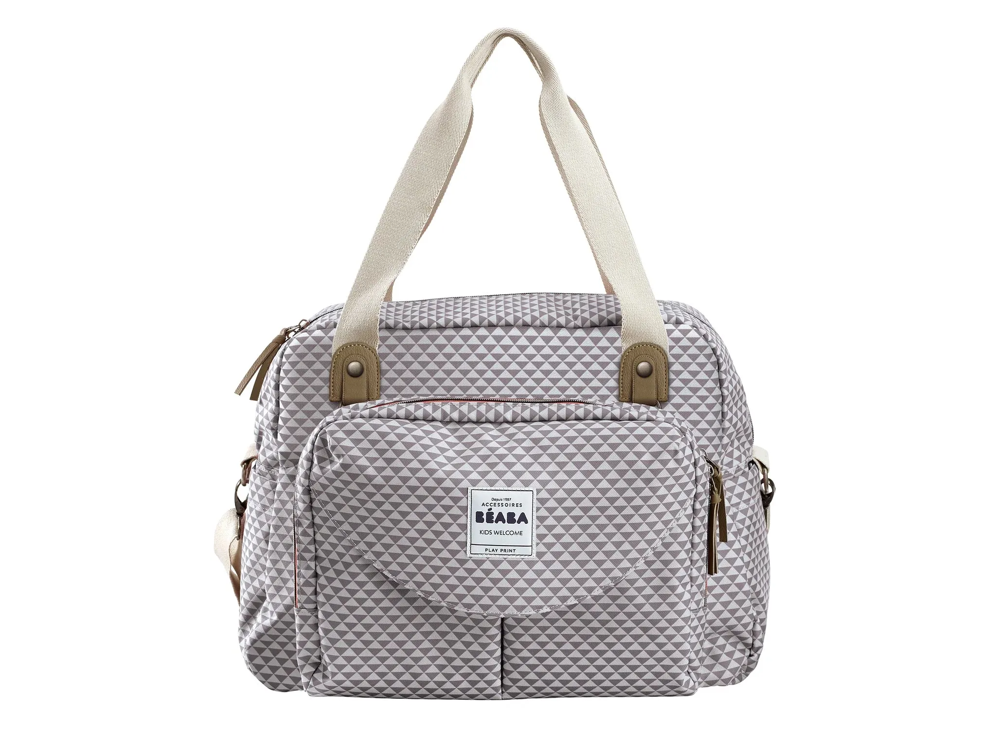 Beaba Geneva II Changing Bag (Playprint Grey)