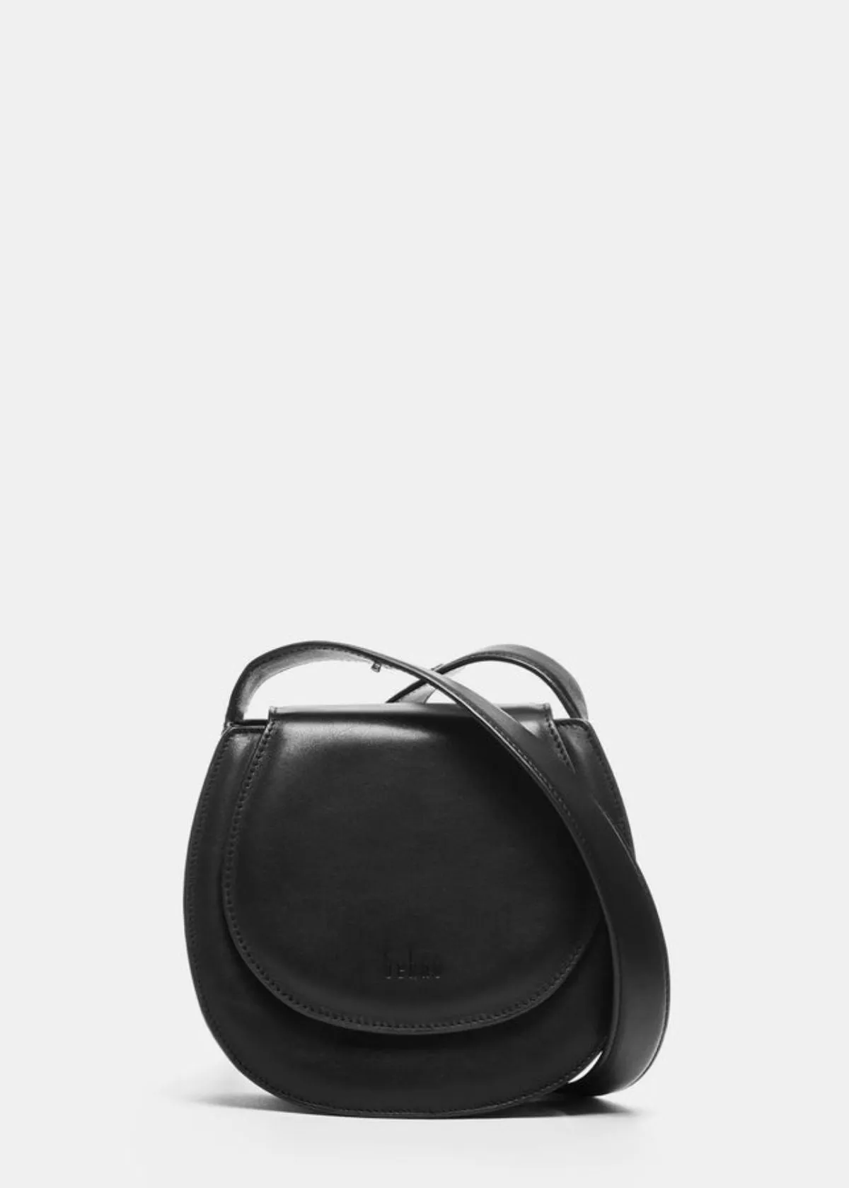 BEHNO Tilda Mini Saddle Bag Convertible Handbag - Black