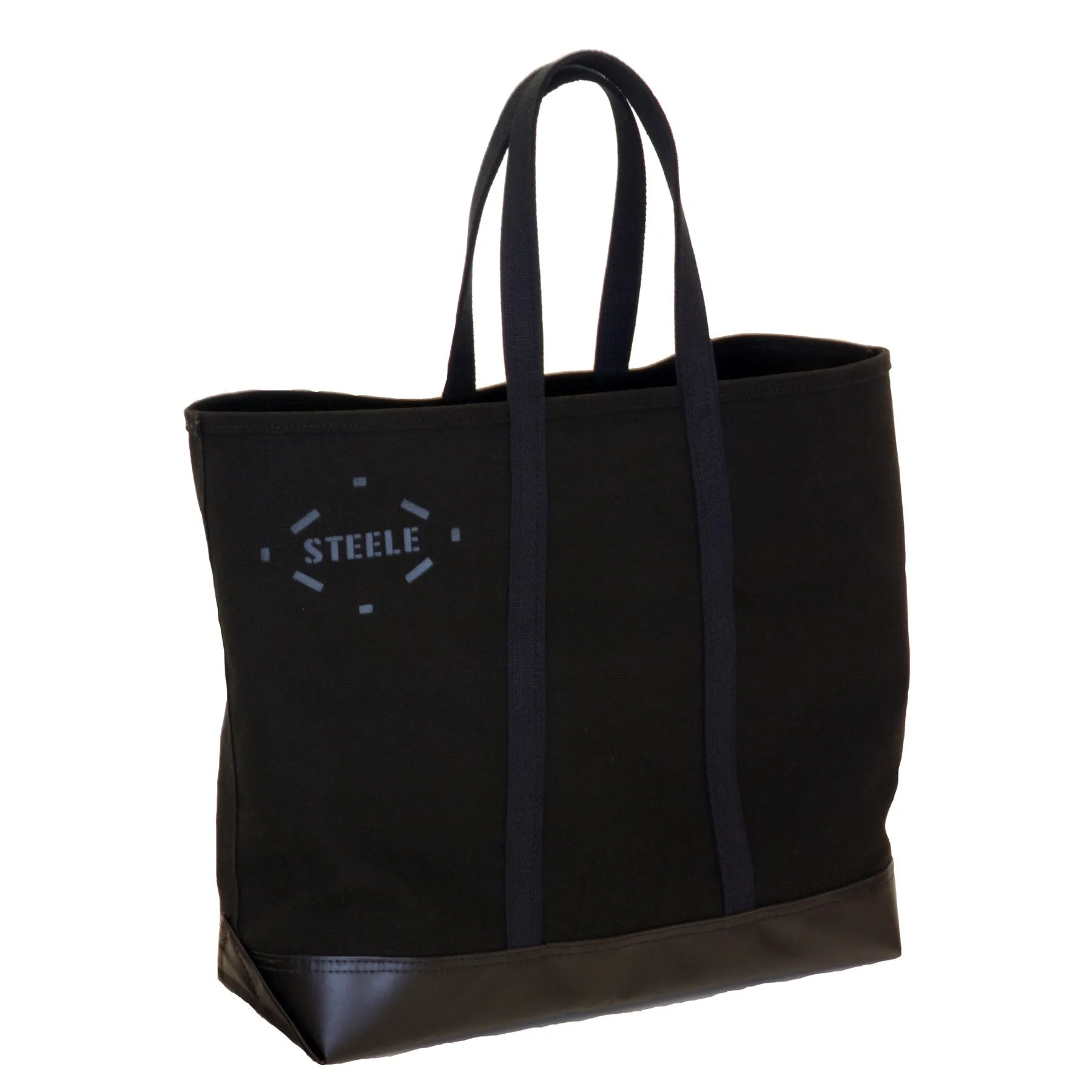 Black Canvas Tote Bag - Medium