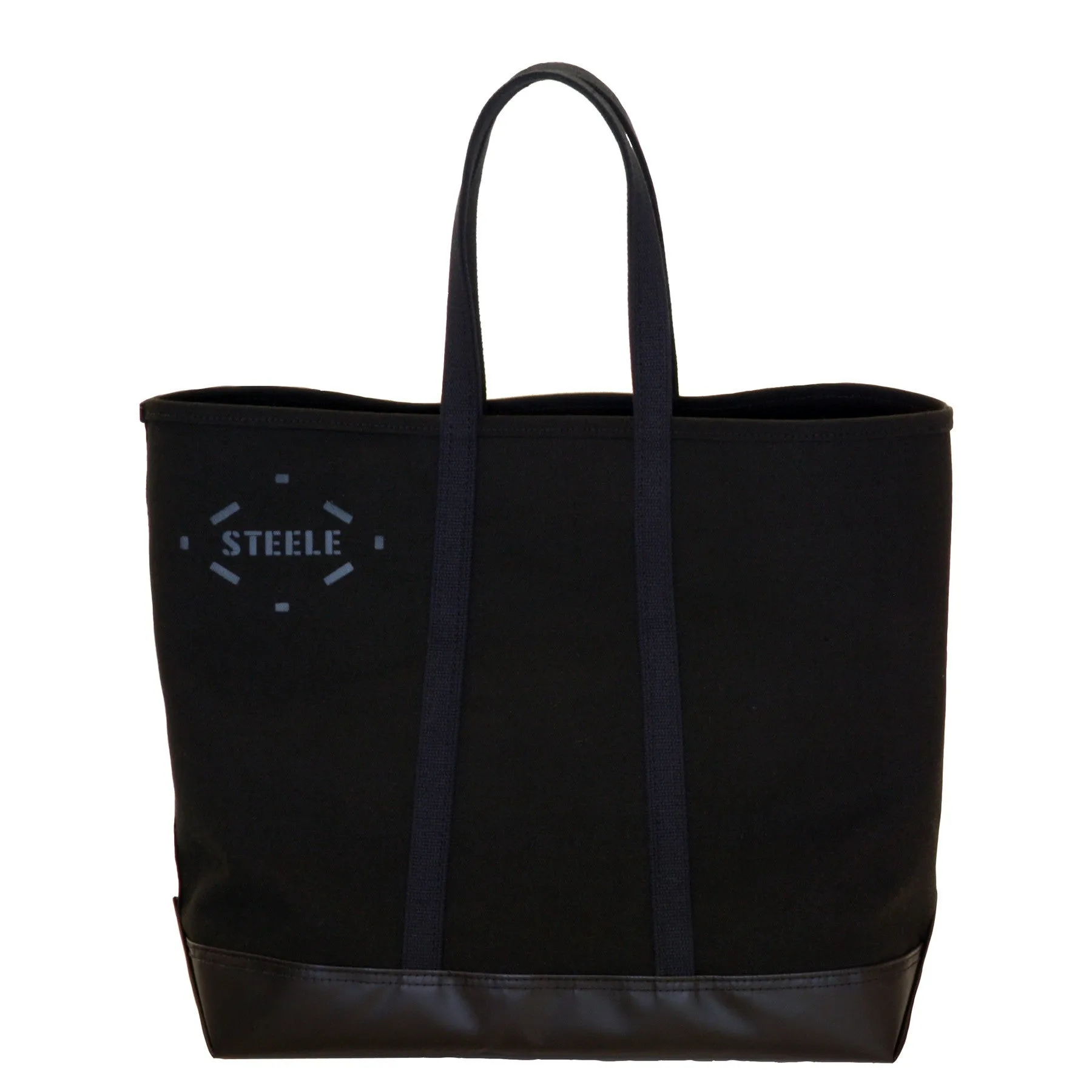 Black Canvas Tote Bag - Medium