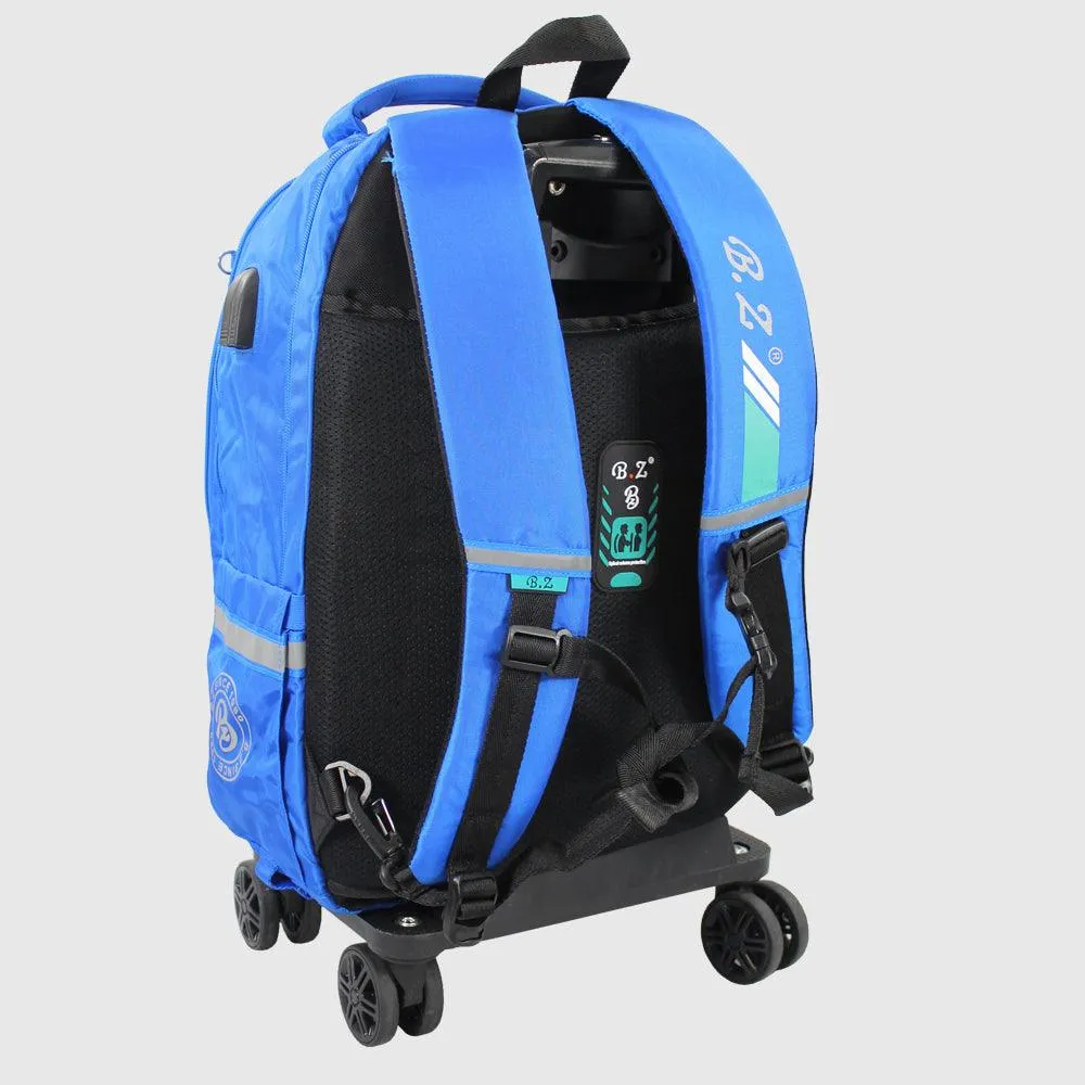 Blue 20 Inches Trolley Bag  Pencil Case