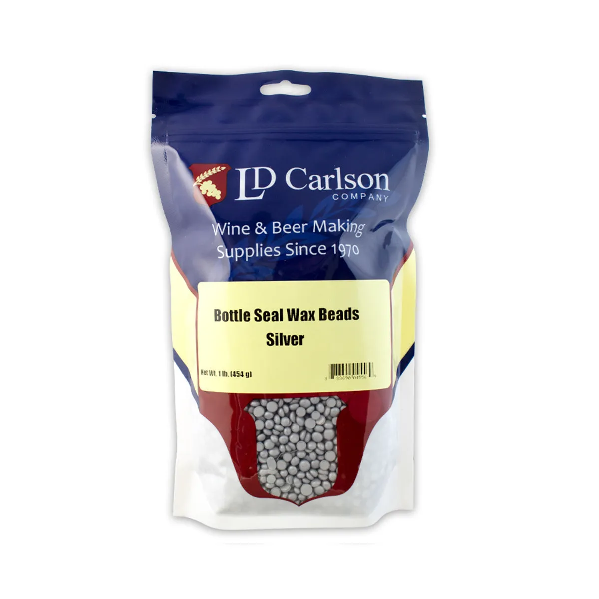 Bottle Seal Wax Beads - Silver (1 lb)