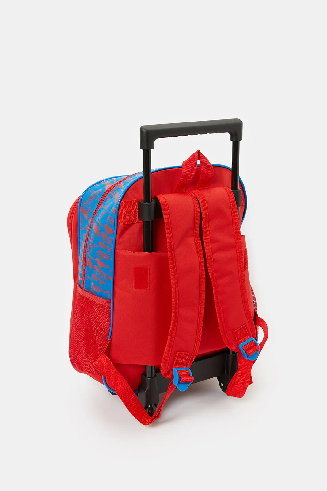 Boys Red Mustang Print Trolley Set (5 Piece)