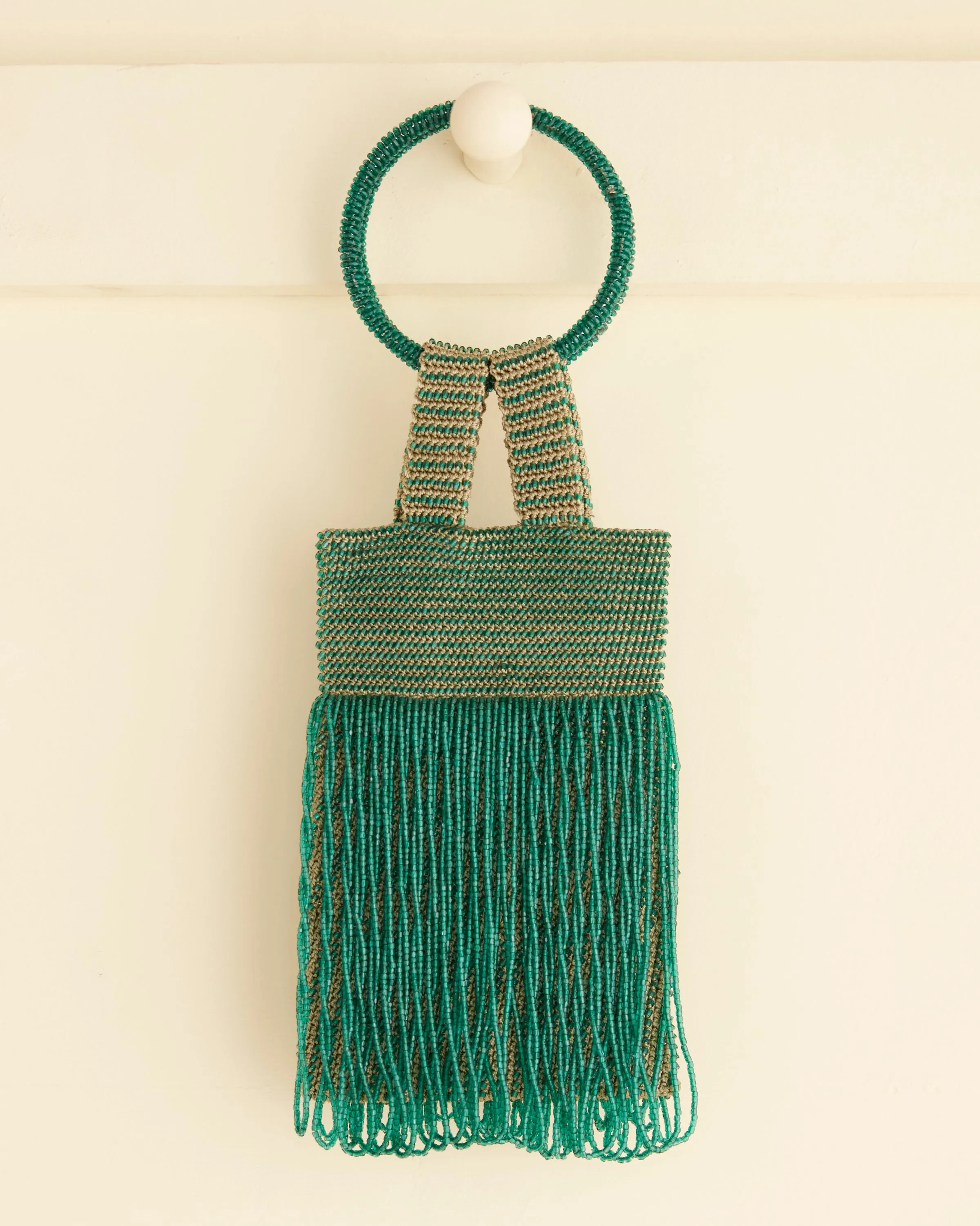 Bracelet Evening Bag - Blue/Green