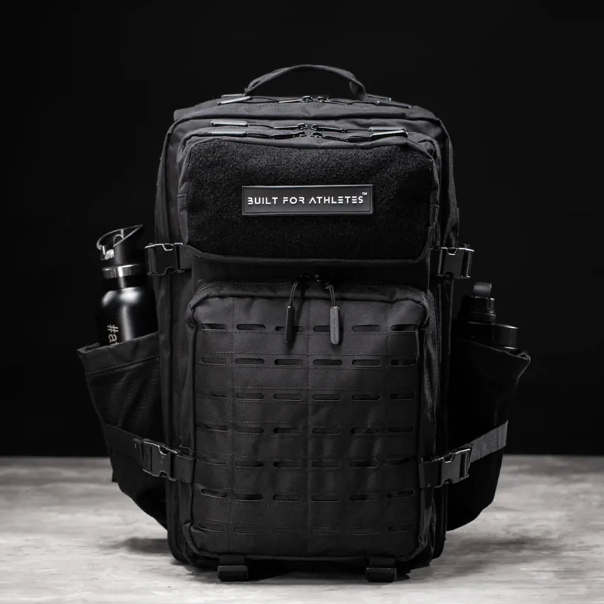 Built For Athletes Large Gym Backpack Black