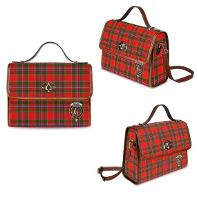 Butter Tartan Waterproof Canvas Bag with Family Crest