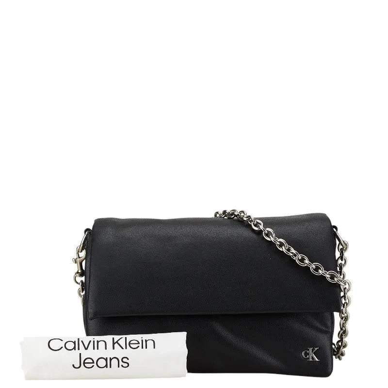 Calvin Klein Chain Shoulder Bag Black