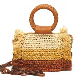 Capri Straw Bag - Tan