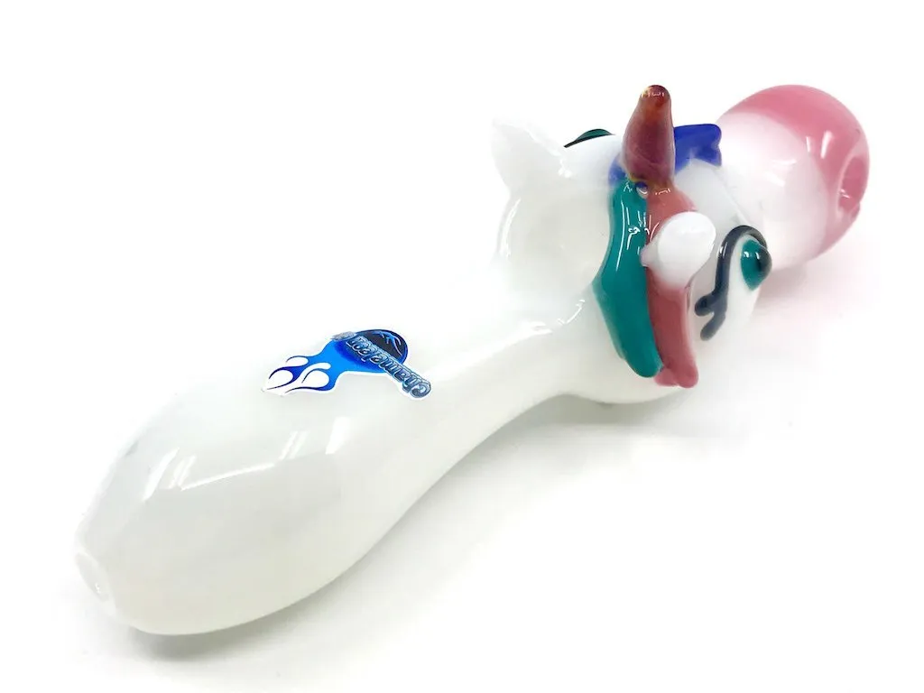 Chameleon Glass Unicorn Pipe