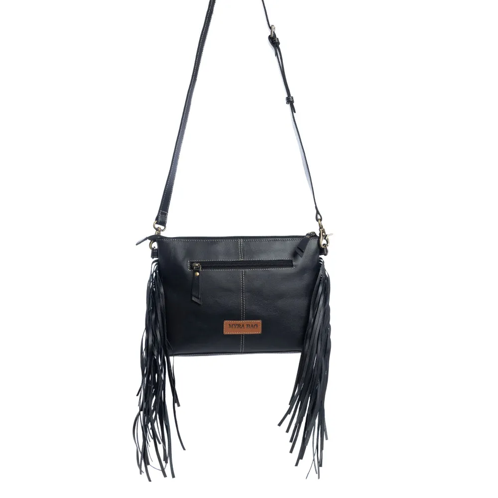 Chaparral Ridge Hand-Tooled Bag in coal