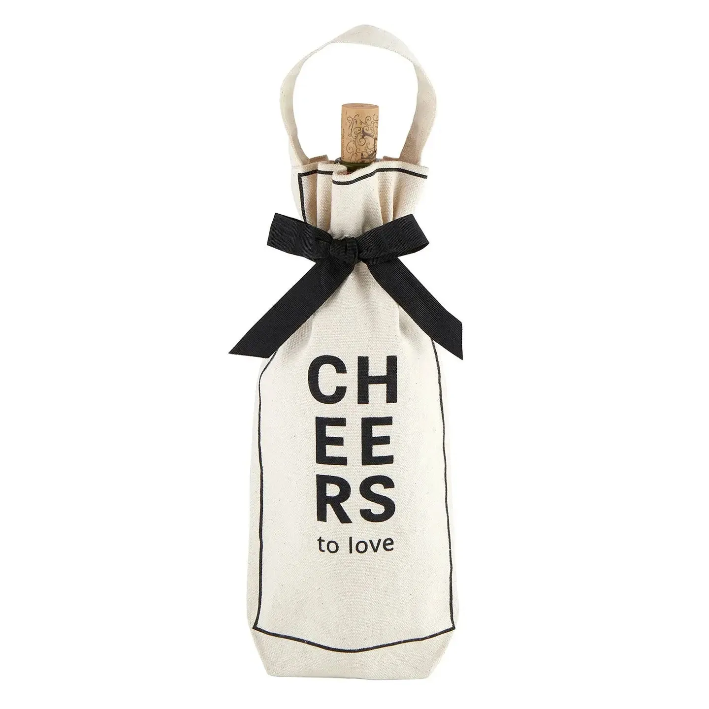 CHEERS TO LOVE WINE BAG