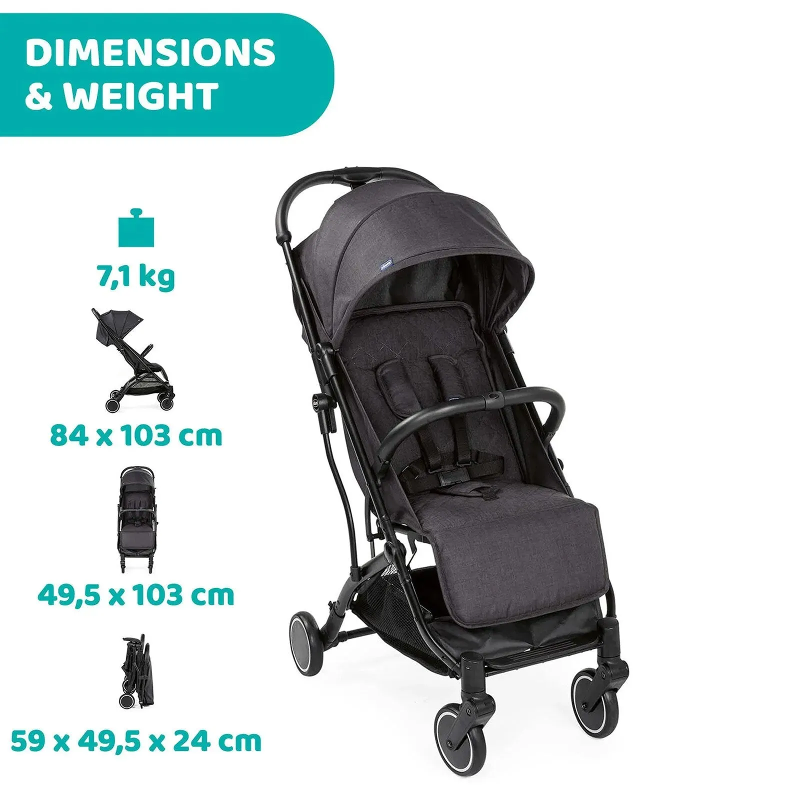 Chicco Trolley Me - Stone