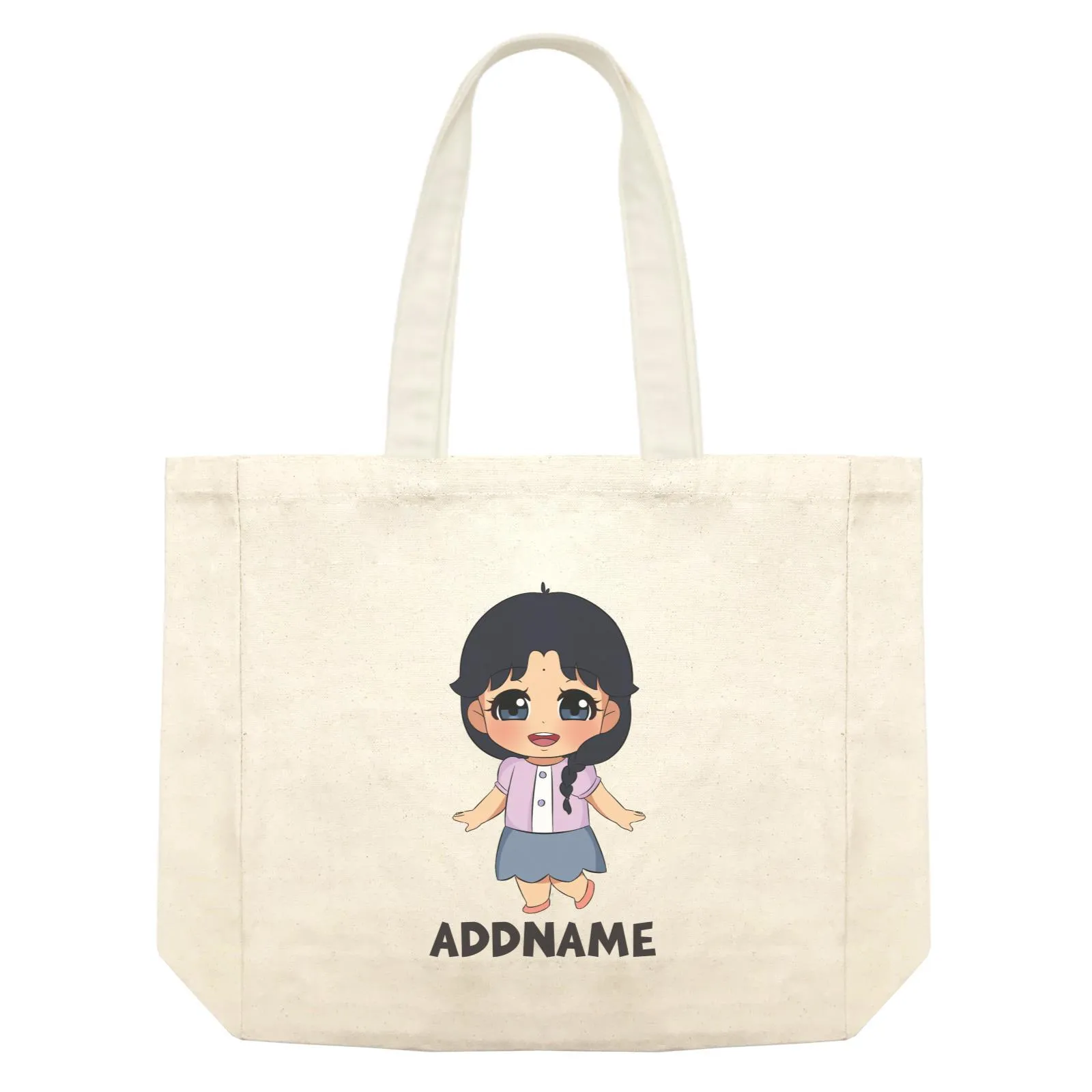 Children's Day Gift Series Little Indian Girl Addname Shopping Bag