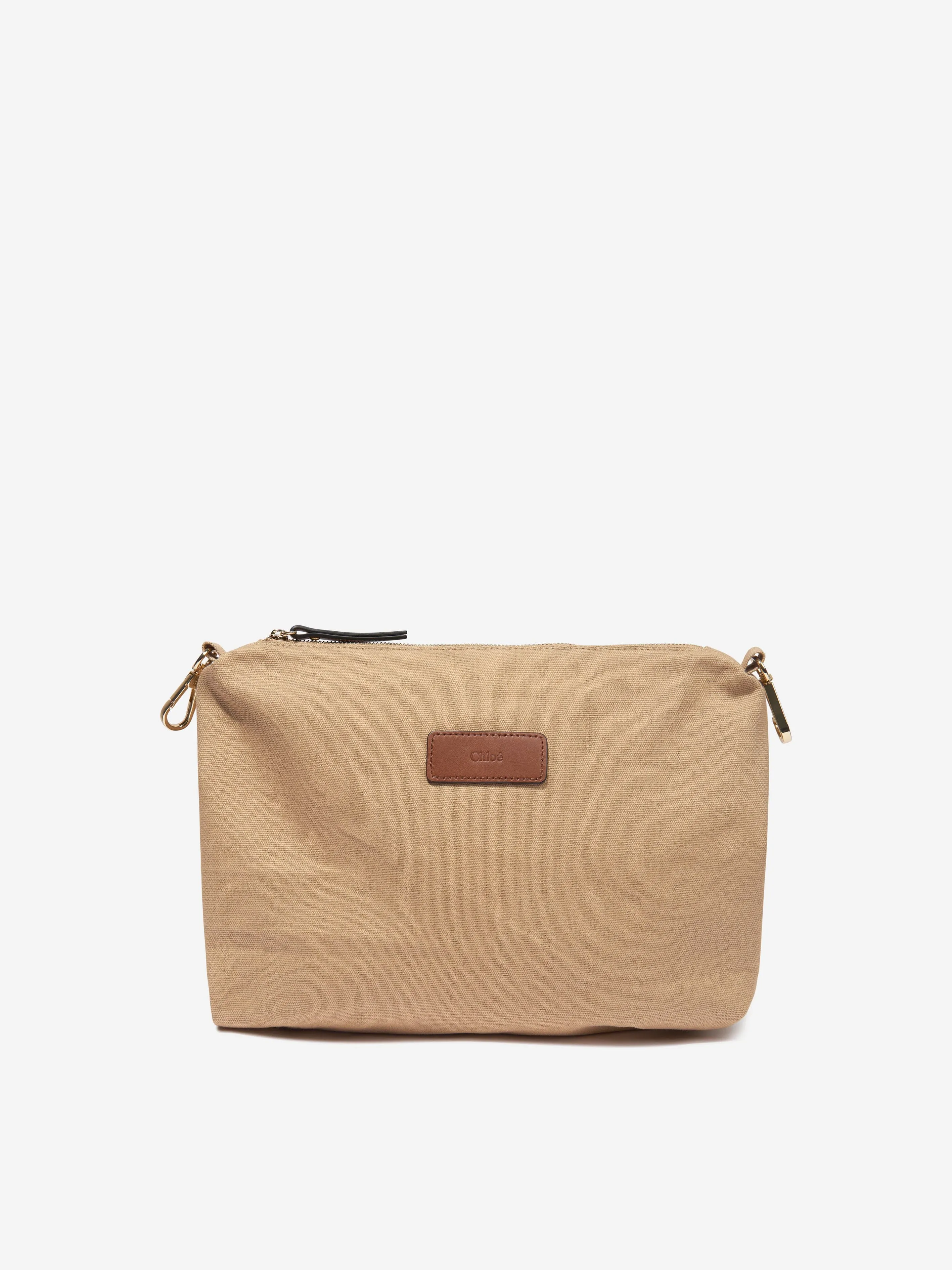 Chloé Baby Changing Bag With Mat And Pouch in Beige