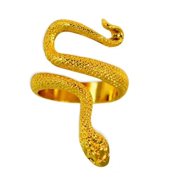 Cleopatra Golden Snake Ring