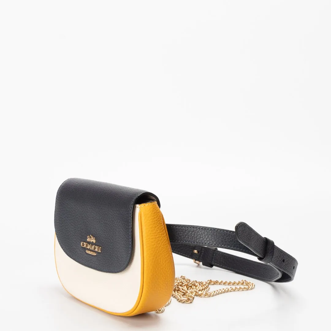 Coach Saddle Color-block Belt Bag