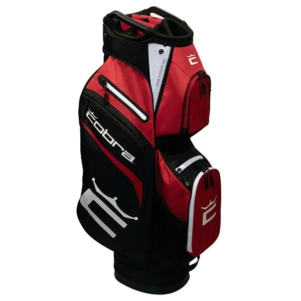 Cobra Signature Cart Bag White - Red - Black