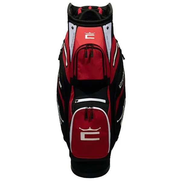 Cobra Signature Cart Bag White - Red - Black