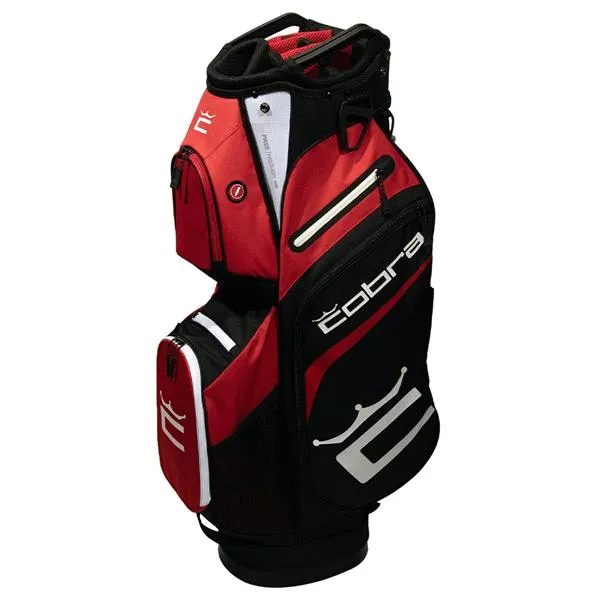 Cobra Signature Cart Bag White - Red - Black