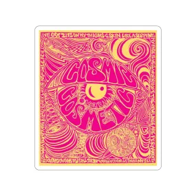 Cosmic Over Cosmetic Die-Cut Sticker - Pink Lemonade