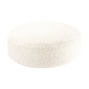 Cream White Ottoman