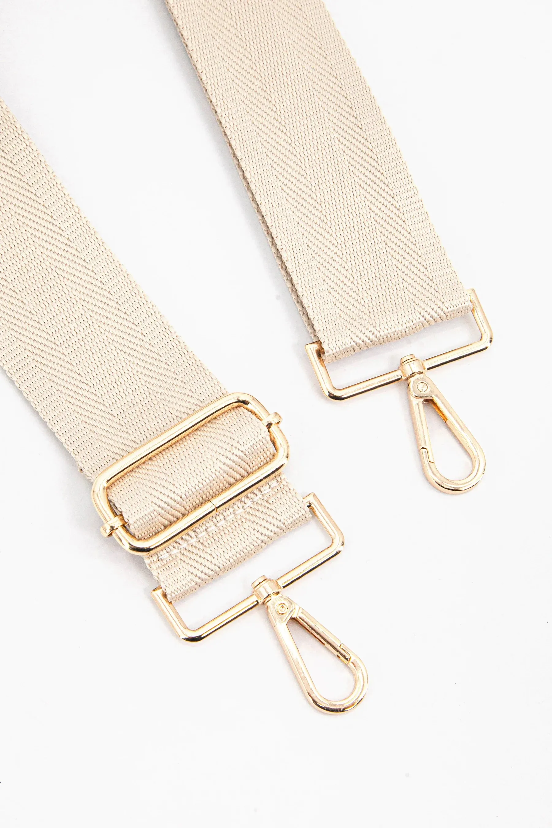 Cream Woven Bag Strap